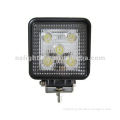 Square Auto 15W LED Off Road Light , 4X4 led lamp for Farm Tractor